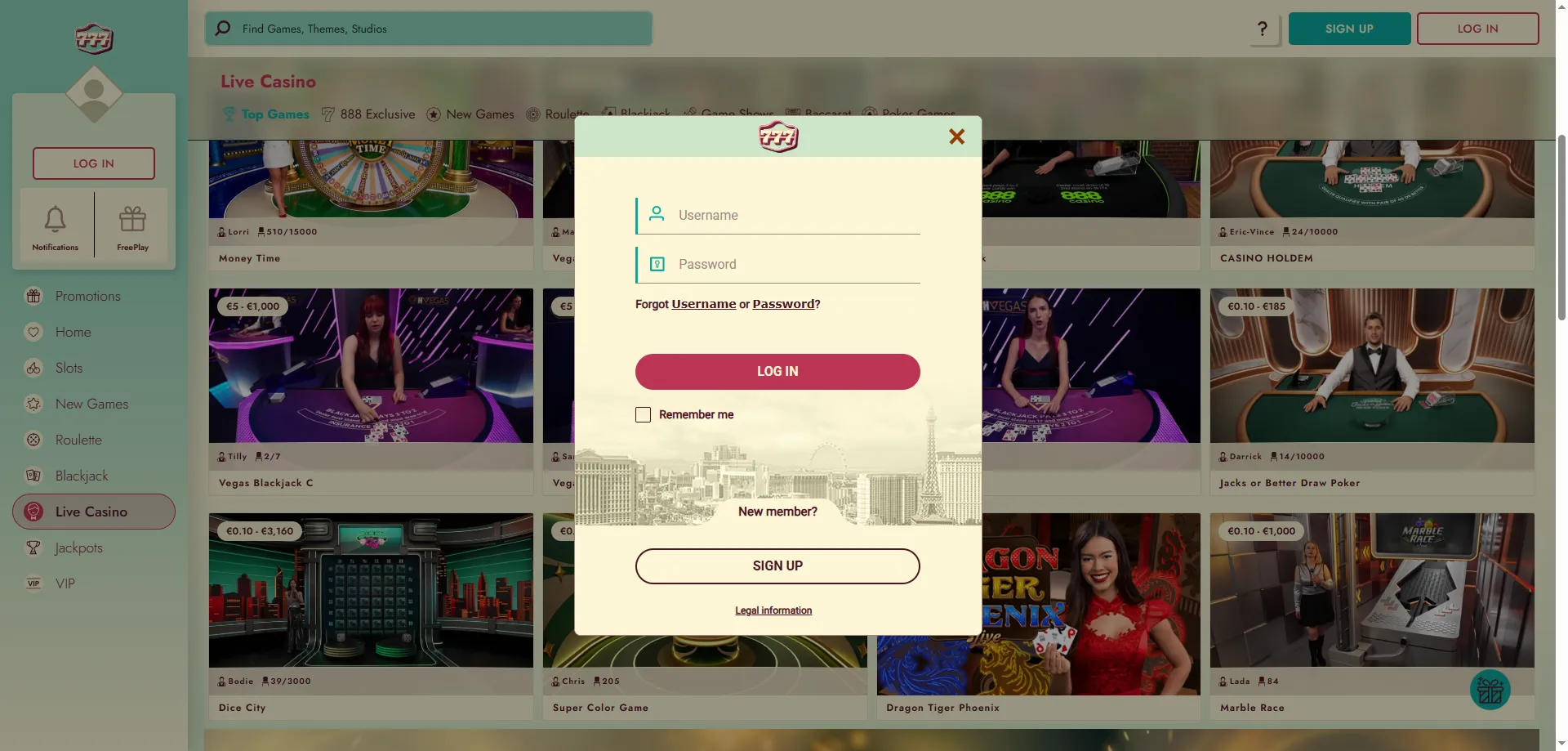 777 Casino account login and KYC verification process